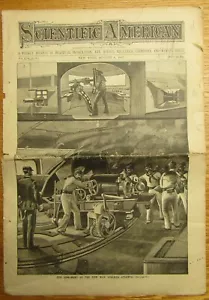 Vintage Scientific American Journal Practical Information 1887 Armament Atlanta - Picture 1 of 7