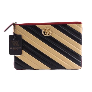 GUCCI Marmont Clutch Multicolor 573814 562600 Luxury Designer pelle di vitell... - Foto 1 di 12