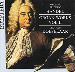 HANDEL OLRGAN WORKS VOL TWO LEO VAN DOESELAAR RARE DISC - Bild 1 von 1