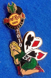 FOXWOODS CASINO TARJETA TRAJES HADA ALAS MARIPOSA NIÑA GUITARRA Hard Rock Café PIN - Imagen 1 de 1