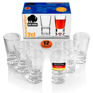 12x Schnapsgläser hochwertige Shotgläser 2cl in Geschenkbox in Gastro Qualität - Bild 1 von 6