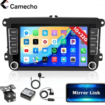 Android 13 Autoradio mit Nav DAB für VW Golf 5 6 Polo Jatta Touran Tiguan Passat - Bild 1 von 4