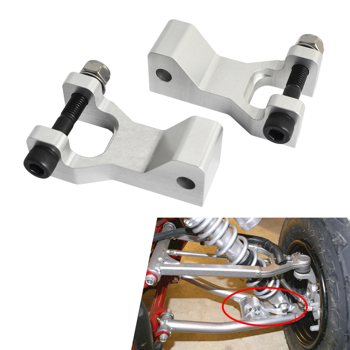 Kit De Descenso Delantero De Motocicleta, Accesorio De Aluminio Para Yamaha Raptor 700, 700R