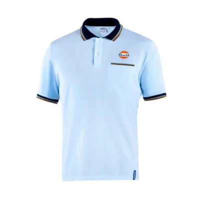 Sparco Gulf POLO PIQUET Poloshirt Motorsport Shirt
