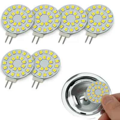 G4 LED Leuchtmittel 3W 24 SMD 12V AC/DC 10-30V Kleine Birne Stecksockel Seitlich - Bild 1 von 4
