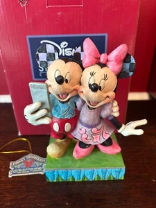 Jim Shore Disney Capture the Moment 4051048 Minnie & Mickey Mouse Selfie RARE O - Picture 1 of 4
