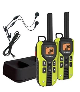 Uniden 40-Mile GMR4060-2CKHS GMRS/FRS Two-Way Radio With Charger and Headsets - Picture 1 of 6