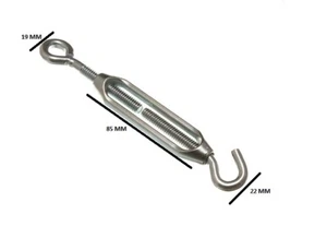 Spannschloss Drahtsieb Spannhaken - Öse ZP 6mm Packungsgröße 3 - Bild 1 von 1
