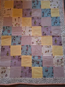 baby's quilt, hand made, new and unique. Ideal gift for a baby shower - Picture 1 of 2