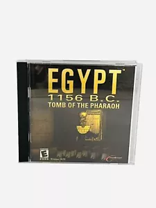 Gioco Pc Vintage Egitto Tomba il Faraone 2001 Cd Rom Investigazione Puzzle Finestre - Foto 1 di 5