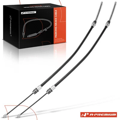 A-Premium 2x Parking Brake Cable Rear Side for Chevrolet Cavalier 03-05 Pontiac - Image 1 of 4