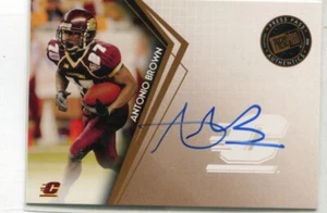 2010 Press Pass - ANTONIO BROWN - Autograph Rookie - CENTRAL MICHIGAN CHIPPEWAS - Picture 1 of 1