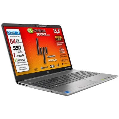 Notebook HP 250 G9 I7 1255U RAM 64 GB SSD 1 TB 15.6" FHD GeForce MX550 Retro - Immagine 1 di 4