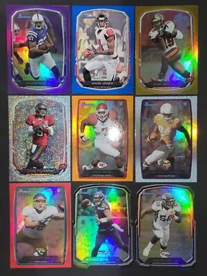 2013 Bowman Football Variations, Inserts, Serial Numbered, Complete Your Set - Image 1 of 3