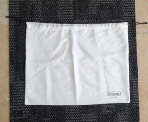 NEW Authentic COACH Logo Dust Bag Drawstring Travel Storage 19 x 15" - Picture 1 of 7