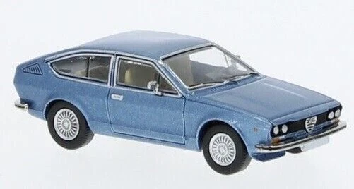 Brekina PCX870427 - 1/87 Alfa Romeo Alfetta Gt, Blu Metallizzato, 1974 - Nuovo - Immagine 1 di 1