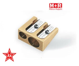 M+R 0603 Messing Doppel - Spitzer / Anspitzer in Keilform - Bild 1 von 1