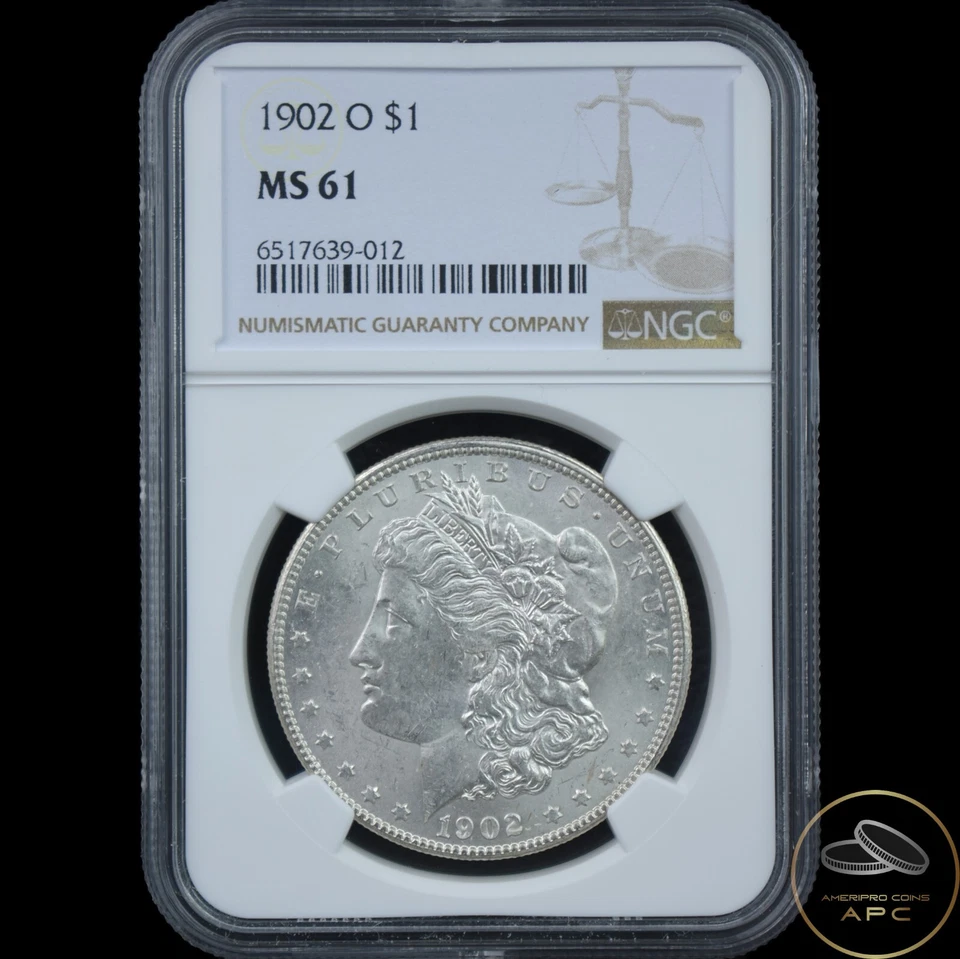 1902 O Morgan Silver Dollar NGC MS61 - Image 1 of 2