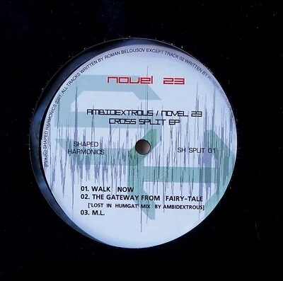 Novel 23 / Ambidextrous EP Cross-Split - Killer Russian IDM Electronica - HEAR - Image 1 of 2