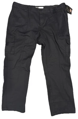 Dickies Womens Cargo Pant Relaxed Fit Straight Leg Color Black Size 18 Regular - Image 1 of 4