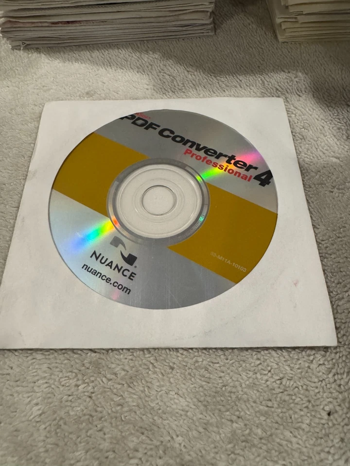 Nuance Scansoft PDF Converter Professional 4 mit Seriell # inklusive!!! - Bild 1 von 2