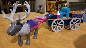 LEGO Disney Frozen Elsa's Wagon  Complete With Sven Retired - Picture 1 of 2