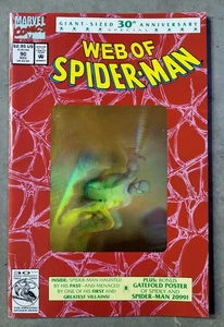 Web of Spider-Man #90 (2nd Printing Gold Hologram Cover) 1992 NM- - Picture 1 of 2