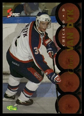 1995 Classic Five Sport #150 Chris Van Dyk - Image 1 of 2