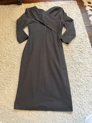 Women's Calvin Klein Gray Long Sleeve Dress Size 4 - Image 1 of 4