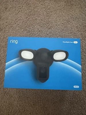 Ring Floodlight Cam Wired Pro con Detección de Movimiento 3D Negro/ENVÍO GRATUITO Foto 1 de 3