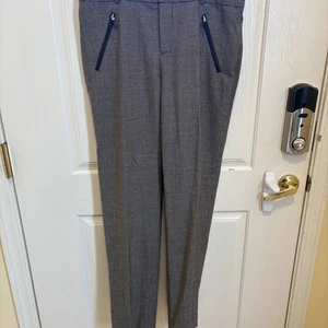 Lauren Ralph Lauren Wool Houndstooth Pants Size 8 - Academia / Quiet Luxury - Picture 1 of 9