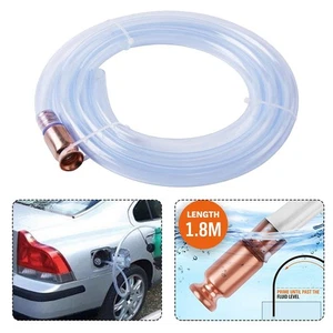 3/4\" Siphon Pump 6 Foot Fuel Transfer PVC Accessories High Quality New - Picture 1 of 7