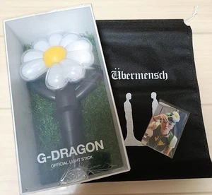 BIGBANG G-DRAGON Bastone Luce Ufficiale Fiore Ver con Borsa e Foto Card Giappone - Foto 1 di 6