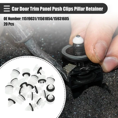 20 Pcs Vehicle Door Trim Panel Push Clips Retainer for Chevrolet No.11519031 - image 1 of 4
