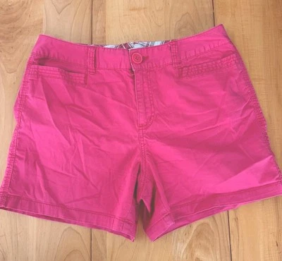  Pantalones Cortos Mujer Talla 8 Rosa Bolsillos Algodón Cremallera St John's Bay LEER ANUNCIO sobre Color Foto 1 de 3