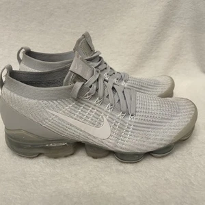 Nike Air VaporMax Flyknit 3 bianco puro platino AJ6900-102 uomo taglia 9 - Foto 1 di 7