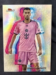 2024 Topps Finest MLS Holo Glow CASE HIT #5 Sergio Busquets Inter Miami FREE SHP - Picture 1 of 6