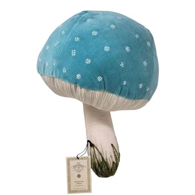 John Derian X Target 2024 Almohada Seta Azul Adornada Acción de Gracias Nueva Foto 1 de 4