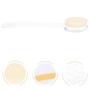 Double-head Shower Brush Man Durable Body Exfoliator Back Cleaning - Picture 1 of 12