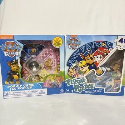 Nickelodeon Paw Patrol Pop-Up Game Plus Puzzle  New Sealed - Image 1 of 4
