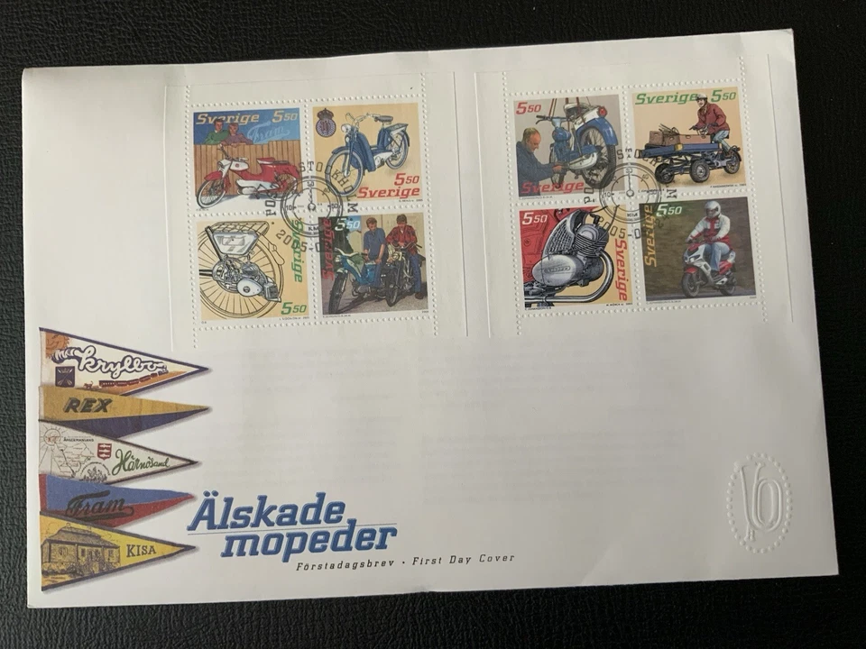 Sweden 2005 #2519-2520 Mopeds - FDC - Image 1 of 1