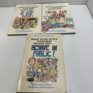 The Survival Series For Kids Joy Berry HC Behave In Public, Be Kind To. Lot Of 3 - Picture 1 of 20