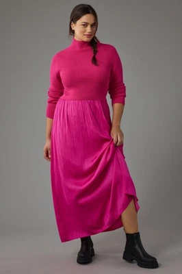 Nuevo con etiquetas Vestido Suéter Anthropologie Rosa Thea Twofer para Mujer, 1X - $180 ¡NUEVO! Foto 1 de 4