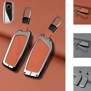 Zinc Alloy Leather Car Key Case Cover Bag For BMW I7 XM G07 X7 IX 7 Series 2023 - Picture 1 of 13
