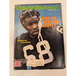 Sports Illustrated Magazine November 10 1980 Steelers L.C. Greenwood Fußball - Bild 1 von 2