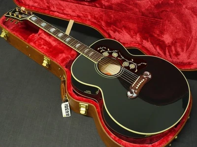 Gibson Elvis SJ-200 Ebony 2024 Acoustic Guitar w/Original Hard Case - Image 1 of 4