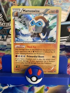 Pokémon TCG Mamoswine 82/162 XY Breakthrough Holo Rare LP - Picture 1 of 3
