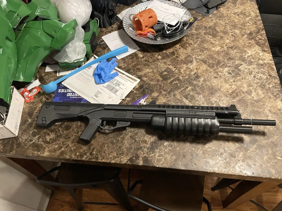 Halo Reach m90 shotgun lifesized  plastic toy prop for cosplay or display - Image 1 of 4