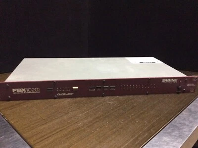 Sabine FBX1020 Plus Feedback Exterminator FBX-1020+ Rack Mount - Tested, Working - Image 1 of 4