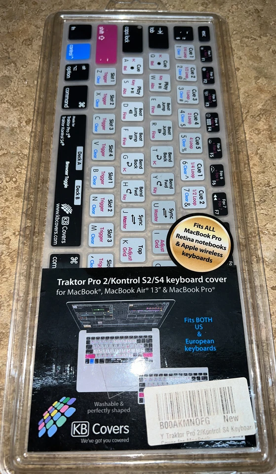 KB Covers Traktor Pro Keyboard Cover for Mac Devices - Image 1 of 1